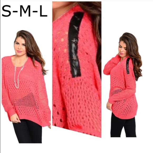 Super gorgeous High low mesh sweater - Picture 3 of 3